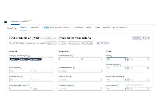 do amazon fba winning product hunting